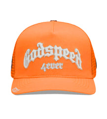 Godspeed Forever Trucker Hat Citrus Orange