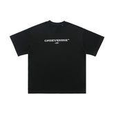 ONSEVENINE Distressed Logo Wash Tee