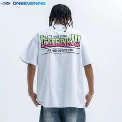 ONSEVENINE Running Dog Graphic Tee