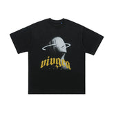 ONSEVENINE Abstract Head Graphic Tee