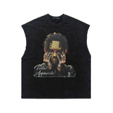 ONSEVENINE Hockey Mask Portrait Sleeveless Tee