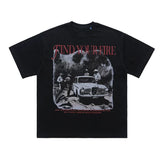 ONSEVENINE "Find Your Fire" Vintage Car Graphic Tee