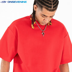 ONSEVENINE Essential Plain Heavyweight T-Shirt