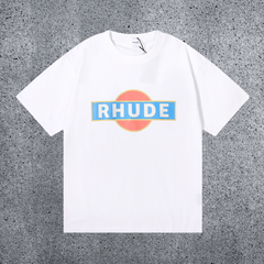 RHUDE Logo Graphic T-Shirt – White