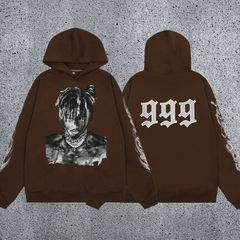 REVENGE 999 Portrait Graphic Hoodie