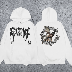 REVENGE Angel Graphic Fleece Hoodie