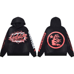 HELLSTAR Sports Flame Black Hoodie