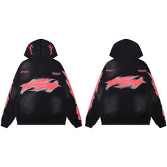 HELLSTAR Sport Graphic Black Hoodie