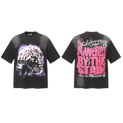 HELLSTAR Powered by the Star T-Shirt Black