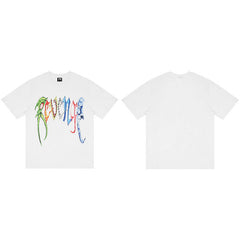 REVENGE Multicolor Gothic Logo T-Shirt