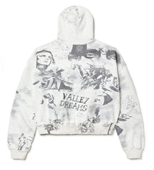 Vale Forever Mural Pullover Hoodie Grey