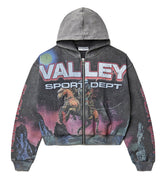 Vale Forever Neptune Zip Up Hoodie Black
