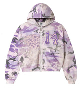 Vale Forever Wayne Zip Up Hoodie Purple