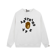 BAPE College Ape Head Logo Crewneck Sweatshirt