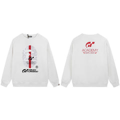 BAPE x Gran Turismo Academy Graphic Crewneck Sweatshirt White