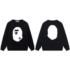 BAPE Ape Head Logo Crewneck Sweatshirt Black