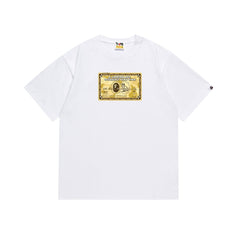 BAPE Dollar Graphic Logo T-Shirt White