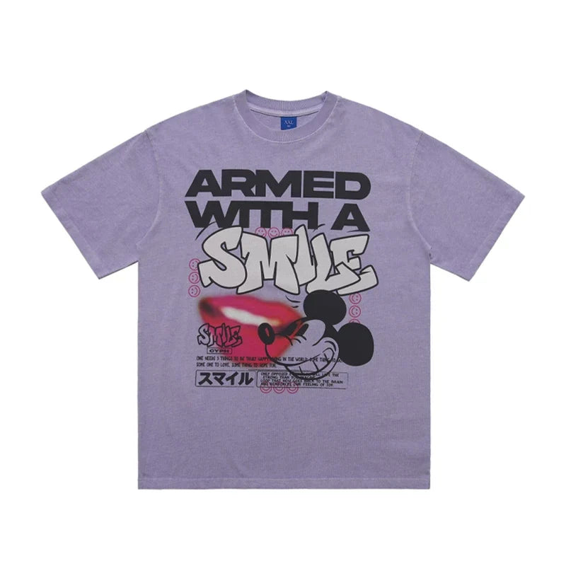 ONSEVENINE "Armed with a Smile" Graphic Tee
