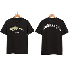 Palm Angels Alligator Graphic T-Shirt - Black