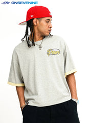 ONSEVENINE "Pours" Script Graphic Tee