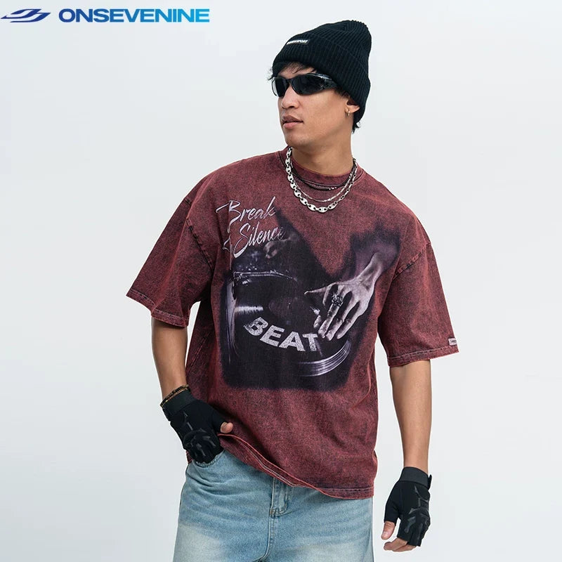 ONSEVENINE "Break the Silence" DJ Graphic Tee