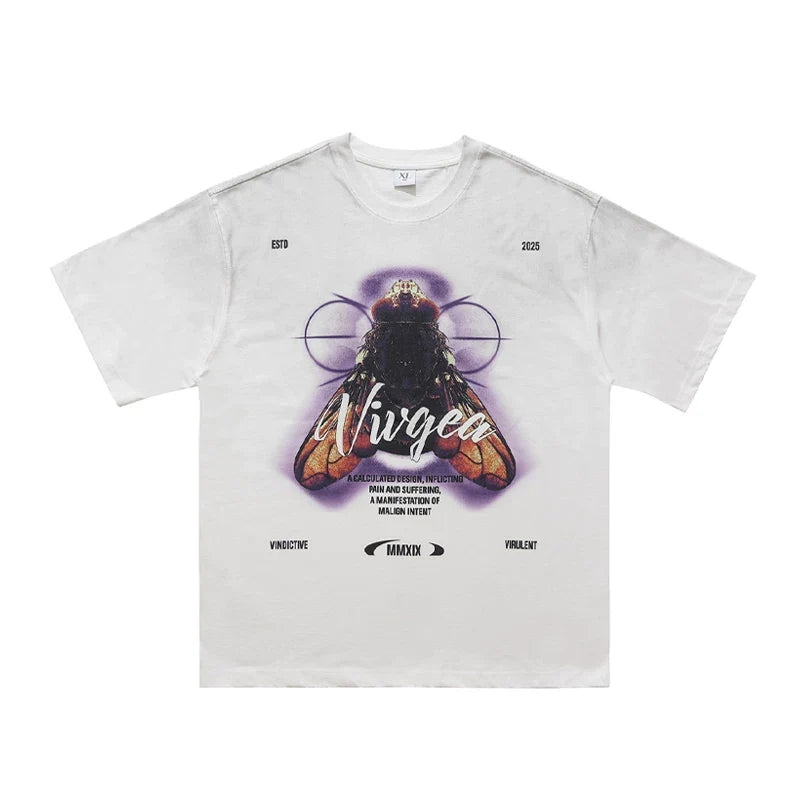 ONSEVENINE "Vivgea" Insect Graphic Tee