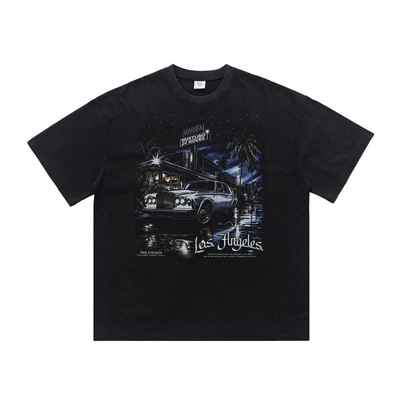 ONSEVENINE "Los Angeles" Vintage Car Graphic Tee