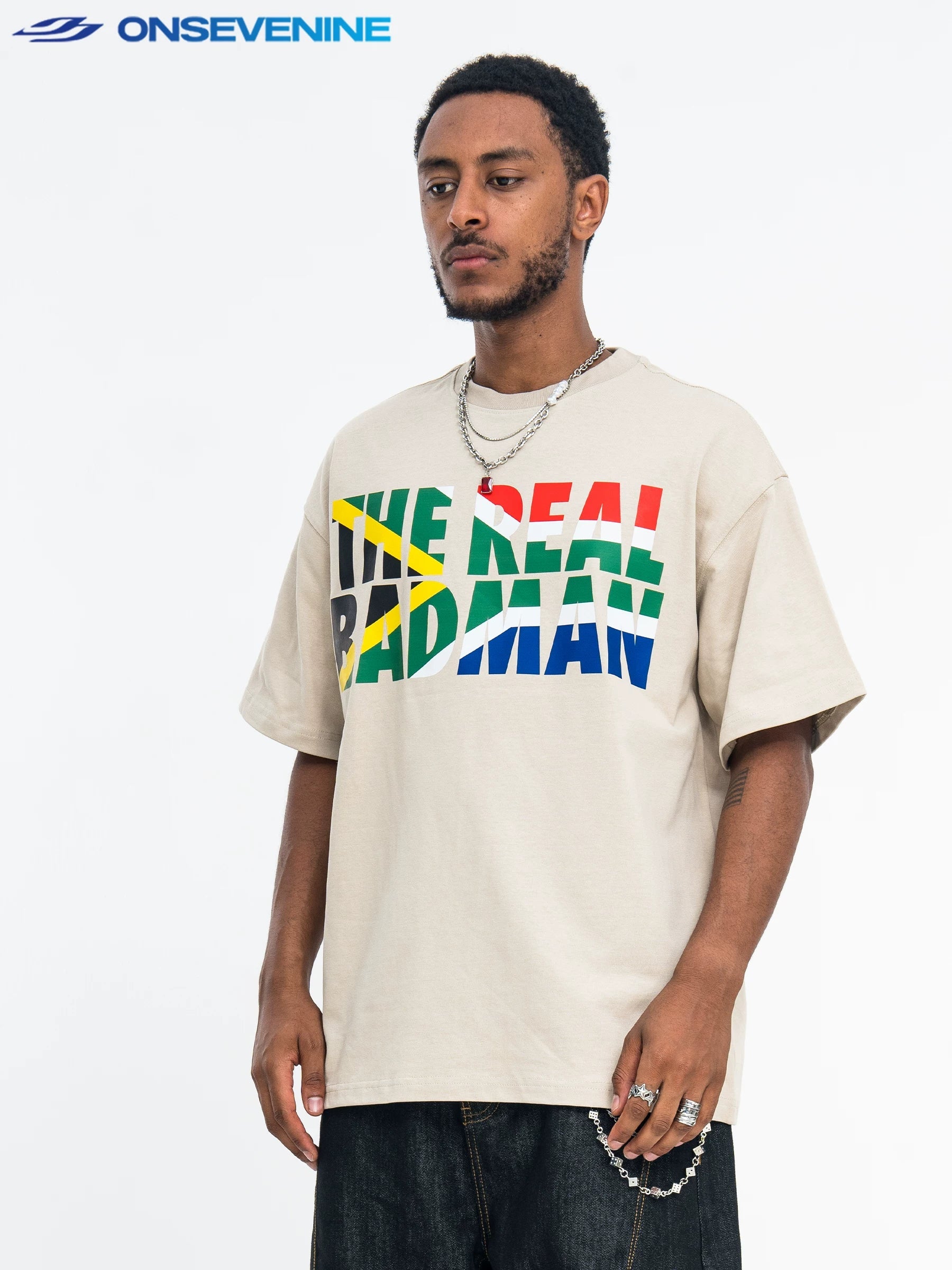 ONSEVENINE "The Real Madman" South African Flag Graphic Tee