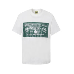 Denim Tears African Diaspora Goods T-Shirt - White/Green Box Logo