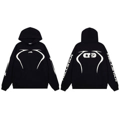HELLSTAR Arc Graphic Black Hoodie
