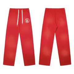 HELLSTAR Logo Red Sweatpants