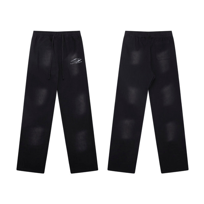 HELLSTAR Minimal Logo Sweatpants Black