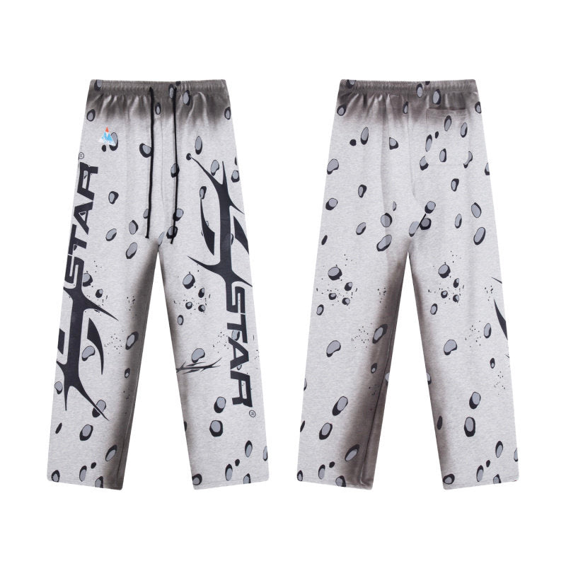 HELLSTAR Meteor Graphic Sweatpants Grey