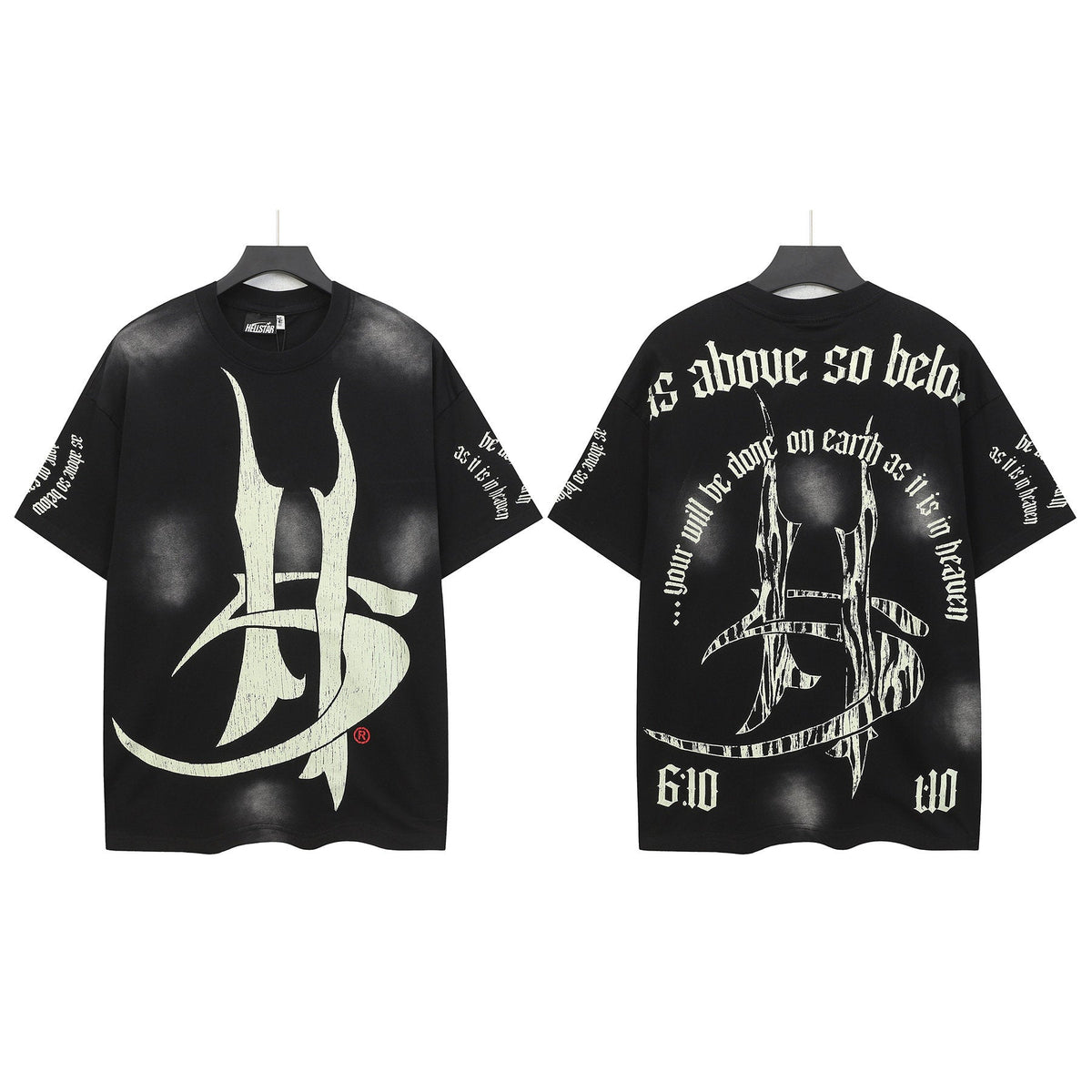 HELLSTAR Flame Graphic T-Shirt