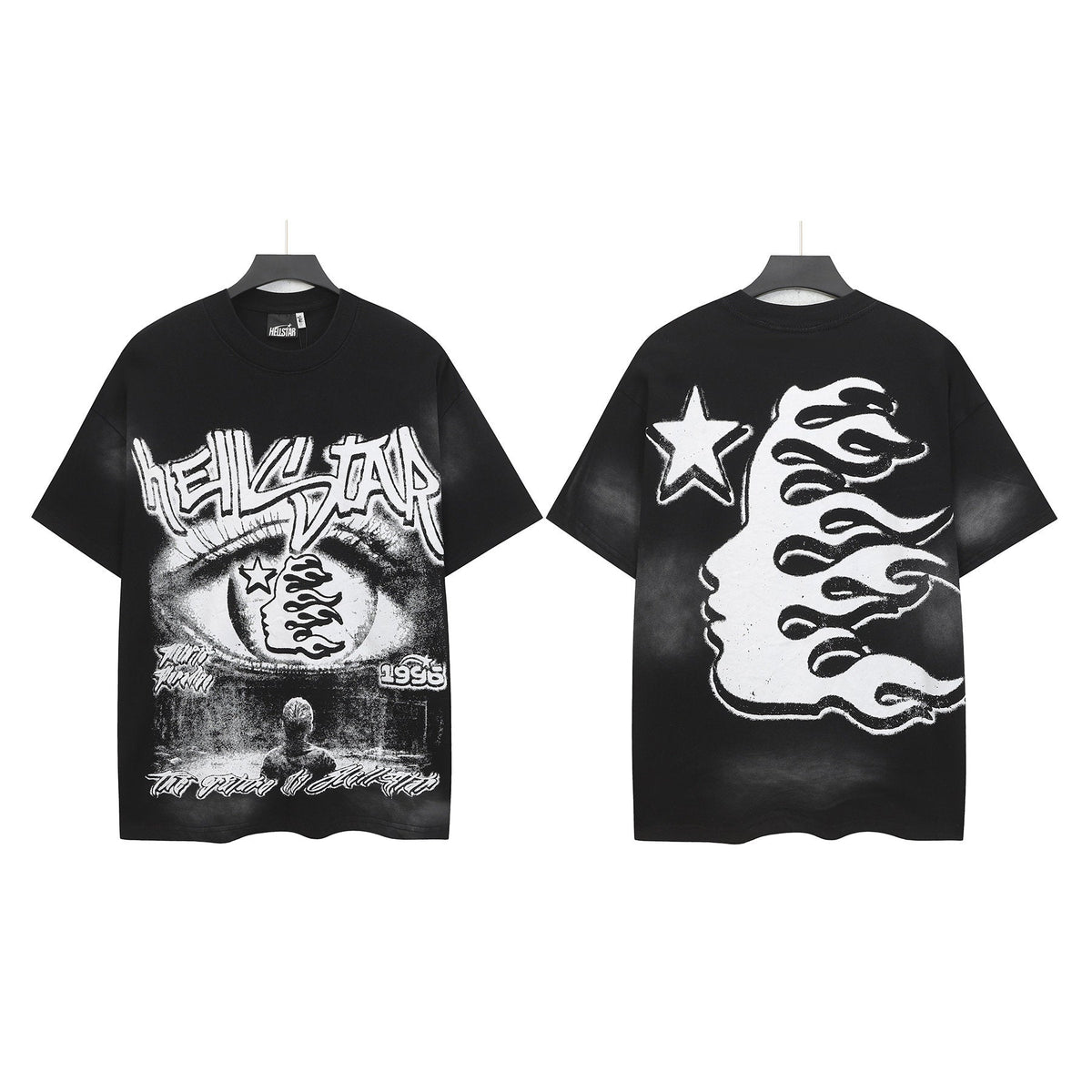 HELLSTAR Graphic Star Black T-Shirt