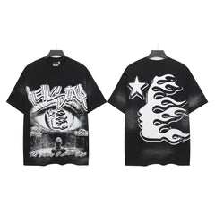 HELLSTAR Graphic Star Black T-Shirt