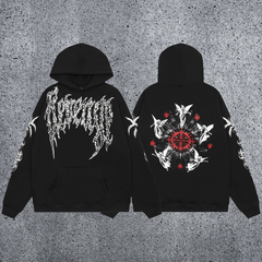 REVENGE Angel Graphic Fleece Hoodie