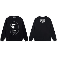 BAPE Ape Head Logo Graphic Crewneck Sweatshirt