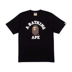 BAPE College Tee Black Brown Head