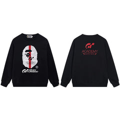 BAPE x Gran Turismo Academy Graphic Crewneck Sweatshirt Black